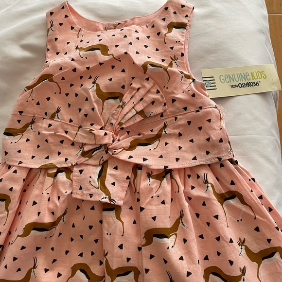 OshKosh B'gosh Other - NWT! Genuine Kids From OshKosh, Rose Quartz Ruffled Tiered Sundress, Sz 2T
